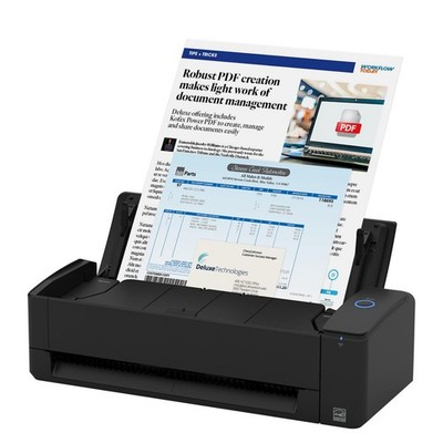 Ricoh - ScanSnap iX1300 Sheetfed Scanner Deluxe Compact Wi-Fi Scanner, Black