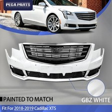 For 2018-2019 Cadillac Xts Front Bumper Grilles Assembly Painted Gbz Pearl White For 2018-2019 Cadillac Xts Front Bumper Grilles Assembly Painted Gbz Pearl White