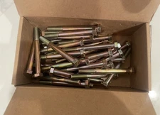 Head Bolt Screws Grade 8 Yellow Zinc 3/8-16 x 3-3/4" Box Of 40