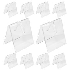 10PCS Clear Acrylic  Display Stand Holders Folding Display Stand Holder 6476