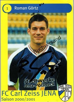 Original autograph Roman Görtz Carl Zeiss Jena /// autograph autograph signed