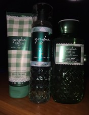 Gingham Fresh 3 Pc Body Care Set Spray Mist Body Wash Cream Bath Body Works