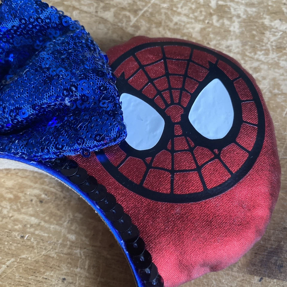 Spiderman marvel inspired Disney headband Mickey Mouse ears Hairband — 第 2/4 张图片