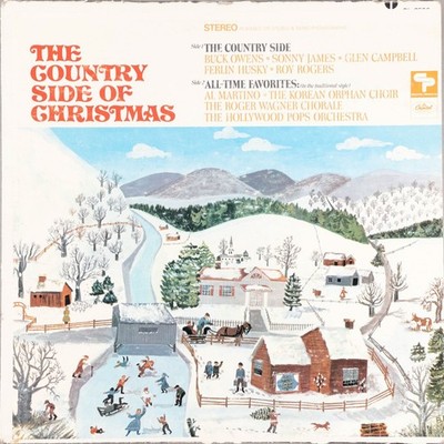 VARIOUS ARTISTS Two Sides of Christmas 1968 LP Vinyl Record : VG+/G+ SL-6586