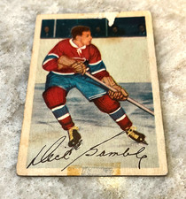 1953 - 54 Parkhurst #18 Dick Gamble Montreal Canadiens