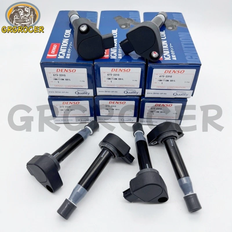 6X Denso 30520-P8E-A01 Ignition Coil Fits For Honda Accord Odyssey Acura CL TL - Image 2 of 4