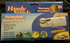Handy Stitch Small Mini Portable Handheld Cordless Electric Sewing Machine