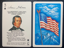 Swap Playing Card     US PRESIDENTS    Andrew Johnson    3S