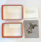 925 Sterling Retired James Avery Heart Knot Necklace 16”-18” - Box/Pouch/Insert — photo 9