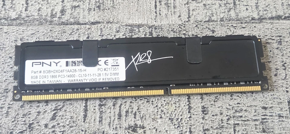 PNY 8GB DDR3 1866MHz PC3-14900 1.5V 8GBH2X04F1AA28-15-H - Image 3 of 4