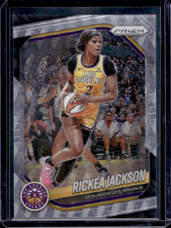 2025 Panini WNBA Prizm Rickea Jackson Swirl #118 Sparks