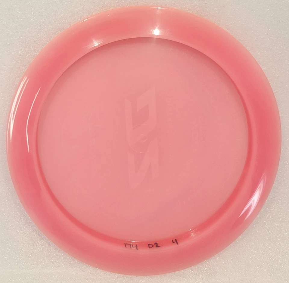 Prodigy Discs D2 Distance Driver 400 Plastic Pink W/Gold Stamp 174G NEW - Image 2 of 3