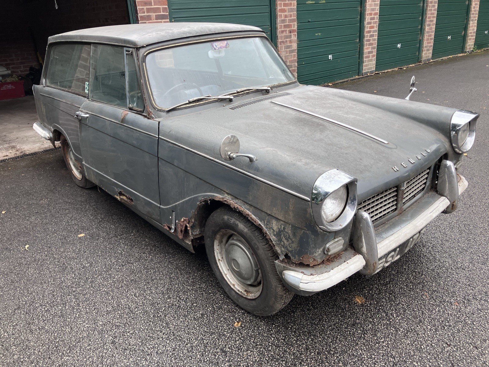 1963 Triumph Herald 1200 Estate Non Runner for Straightforward Restoration