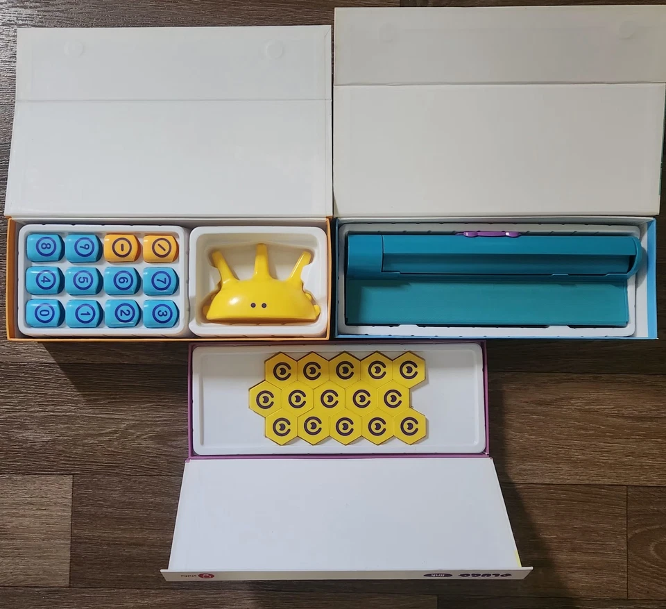 Lot Of Plugo Gamepad Count Hands On Math Kit and Link Building Blocks Kit - Image 2 of 3