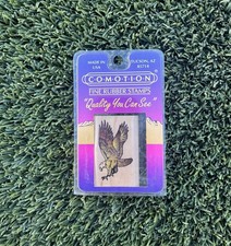 Vintage Eagle Rubber Stamp C.O.M.O.T.I.O.N. Made In USA New Old Stock