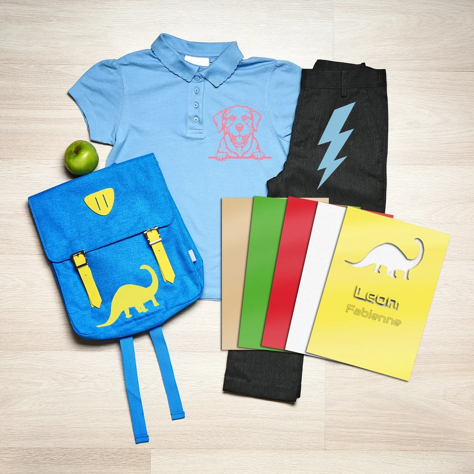 Evo Ultraflock Flock Folie 30x125cm Textilfolie f. Plotter Flockfolie 001 Weiß - Bild 4 von 4