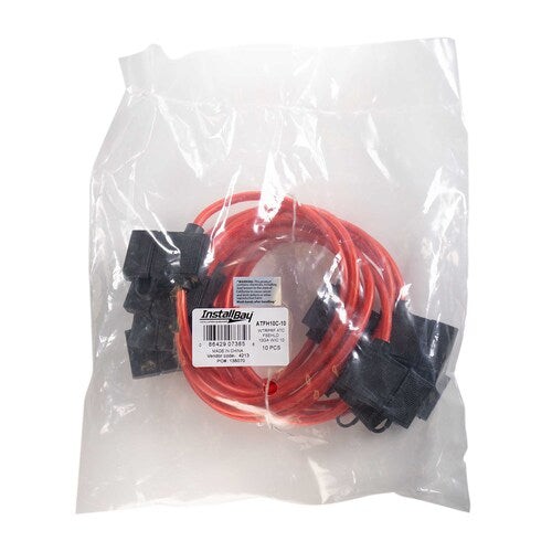 Install Bay ATFH10C-10 ATC Fuse Holder With Cover 10 Gauge - Package of 10 - Picture 2 of 2
