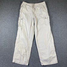 Vintage Y2K Fresno Sport Cargo Pants Womens 16 Beige Baggy