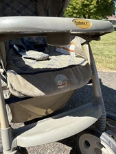 Vintage Y2K Winnie The Pooh Safety 1st Stroller with Canopy Embroidered