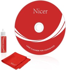 Nicer CD/VCD/DVD Player Cleaner Kit, Laser Lens Cleaning Disc,NS-2