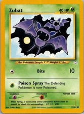 Zubat 59/64 Neo Revelation Common NM Pokemon TCG