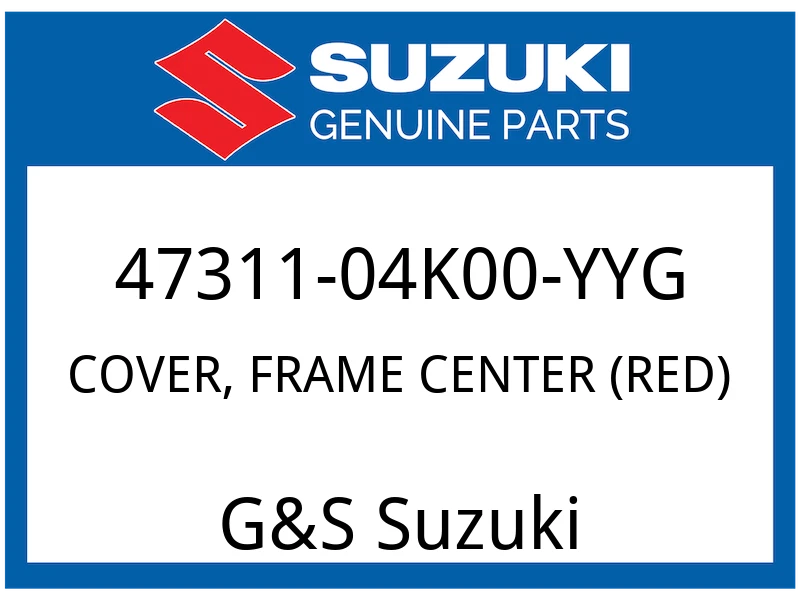 COVER, FRAME CENTER (RED)