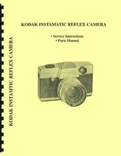 Kodak Instamatic Reflex Camera Service Parts List Manual Reprint