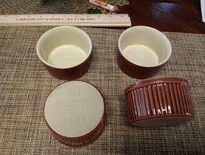 Set de 2 ramequins en céramique n°9 9 cm Blanc Argile - EH024009