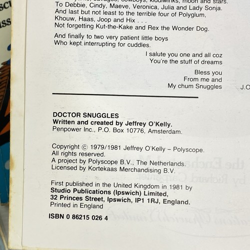 Doctor Snuggles Books x 5 80’s Cartoon Vintage Jeffrey O’Kelly - Picture 5 of 12
