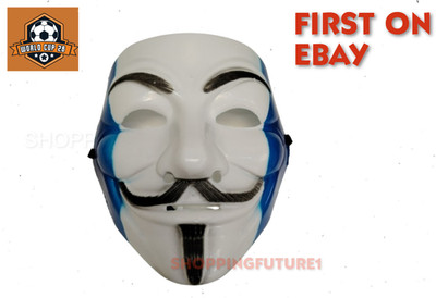 SCHOTTLAND ANONYMER HACKER GUY FAWKES VENDETTA EINSATZ BEI DER WELTMEISTERSCHAFT 2026 GESICHTSMASKE