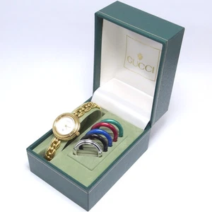 Montre Gucci 11/12 Changement Lunette GP Bracelet Lunette 6 Couleurs Femme Occasion F/S