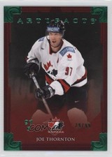 2013-14 Upper Deck Artifacts Team Canada Emerald 29/99 Joe Thornton #141 HOF 2a8