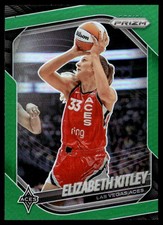 2025 Panini Prizm WNBA #41 Elizabeth Kitley Green Prizms