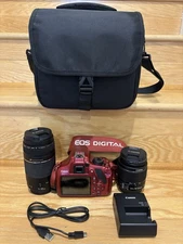 Canon EOS Rebel T5 18.0MP Camera &7 Lens EF 75-300MM &Lens EFS 18-55MM Bundle