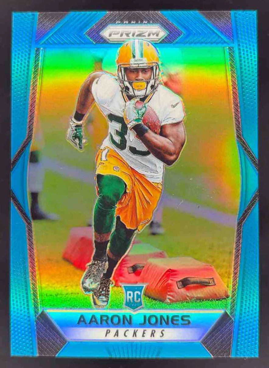 2017 Panini Prizm Prizm Light Blue #288 Aaron Jones RC /199