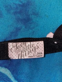 Victoria&rsquo;s Secret Sexy little Things Black Pink Polka Dot Push Up Demi Bra 34A