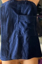 JC PENNEY STAFFORD TERRY TOWEL BLUE WRAP ROBE UNISEX ONE Size FITS MOST NWT