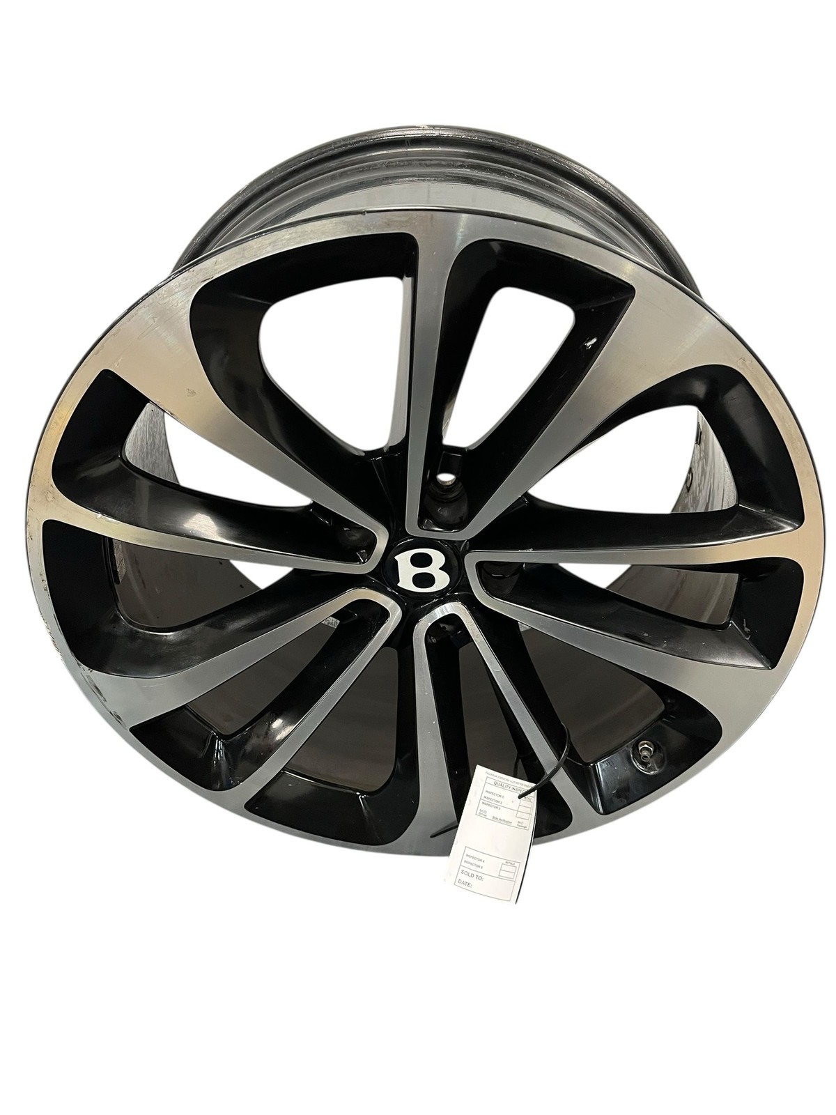 2015-2020 BENTLEY BENTAYGA OEM (C) 21x10 21 Inch Machined Face Black Wheel Rim