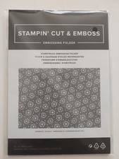 Stampin Up Starstruck embossing folder crafting cardmaking scrapbooking pretty