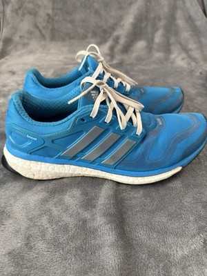 Adidas Energy Boost Tech Fit Women's Pre-owned Blue Running Sneakers - sz. 9