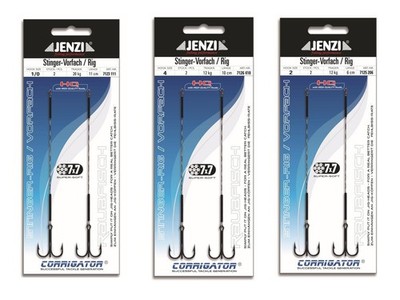 JENZI Stinger -  7 x 7 Corrigator 2er Pack - Angstdrilling  - Raubfisch