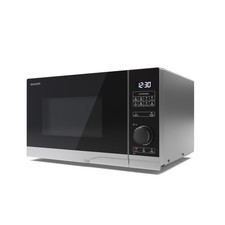 Image of Sharp YC-PS254AU-S 25L 900W Microwave Oven with 8 Automatic Programs - Silver