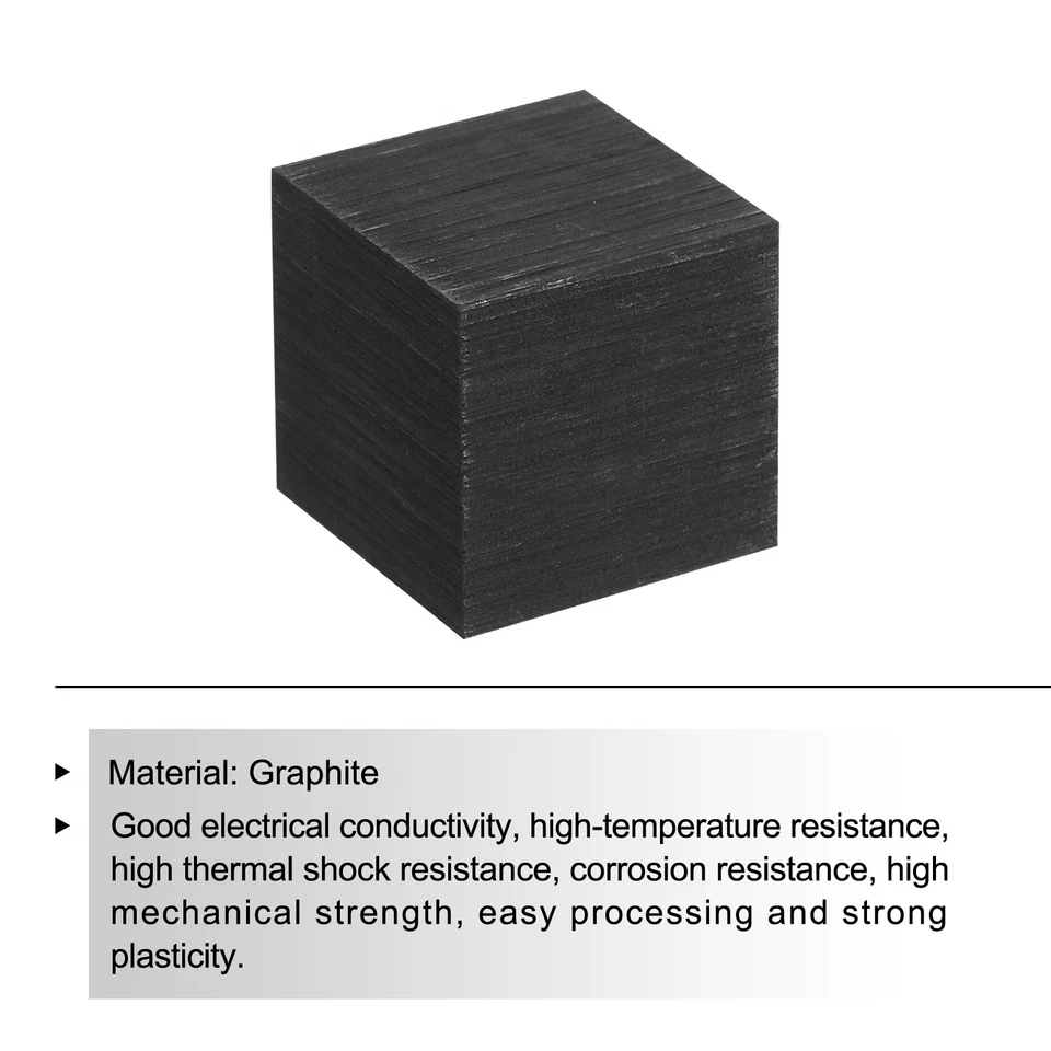 Graphite Block Ingot Rectangle Graphite Electrode Plate 10-100mm - Bild 3 von 4