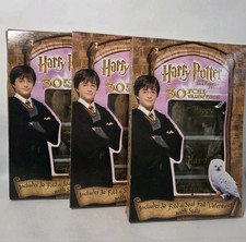 New Vtg LOT Of 3 Harry Potter  The Sorcerer's Stone Foil Valentines Cards  B7 