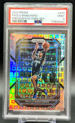 2022 Prizm - Paolo Banchero #249 RC Premium Factory Set Prizm /150 PSA 9
