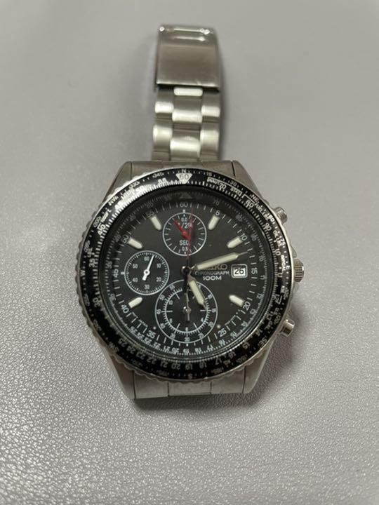 Seiko Men's Stainless Steel Automatic Watch with Date Display