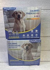 Lot Of 2- Dog Pheromones Calming Diffuser 4 in 1 Advanced Kit Pet Pheromone