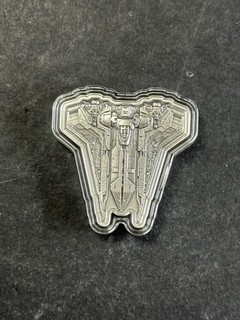 Moneda de Plata .999 1 Oz Star Wars The Mandalorian Bo Katan's Gauntlet Starfighter