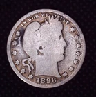1898-S Barber Silver Quarter 25(C) Better Date #013