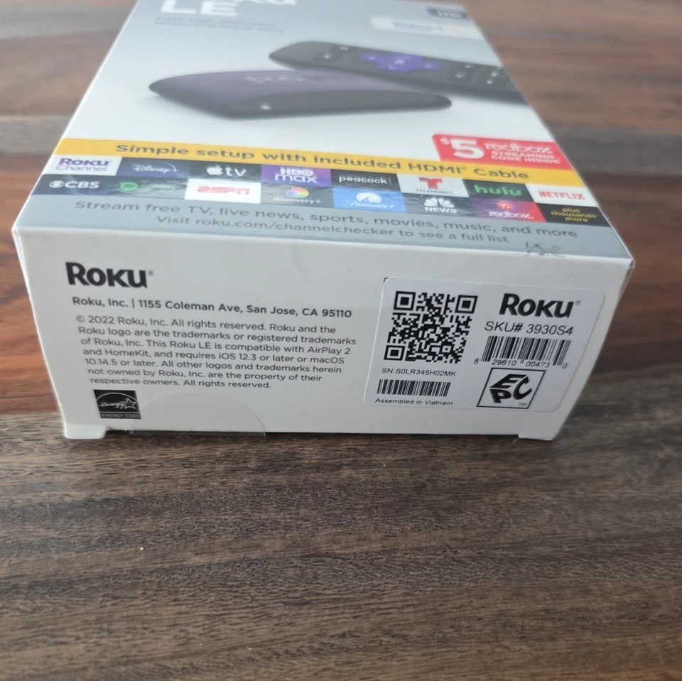 Reproductor multimedia Roku LE - negro/púrpura Foto 2 de 4